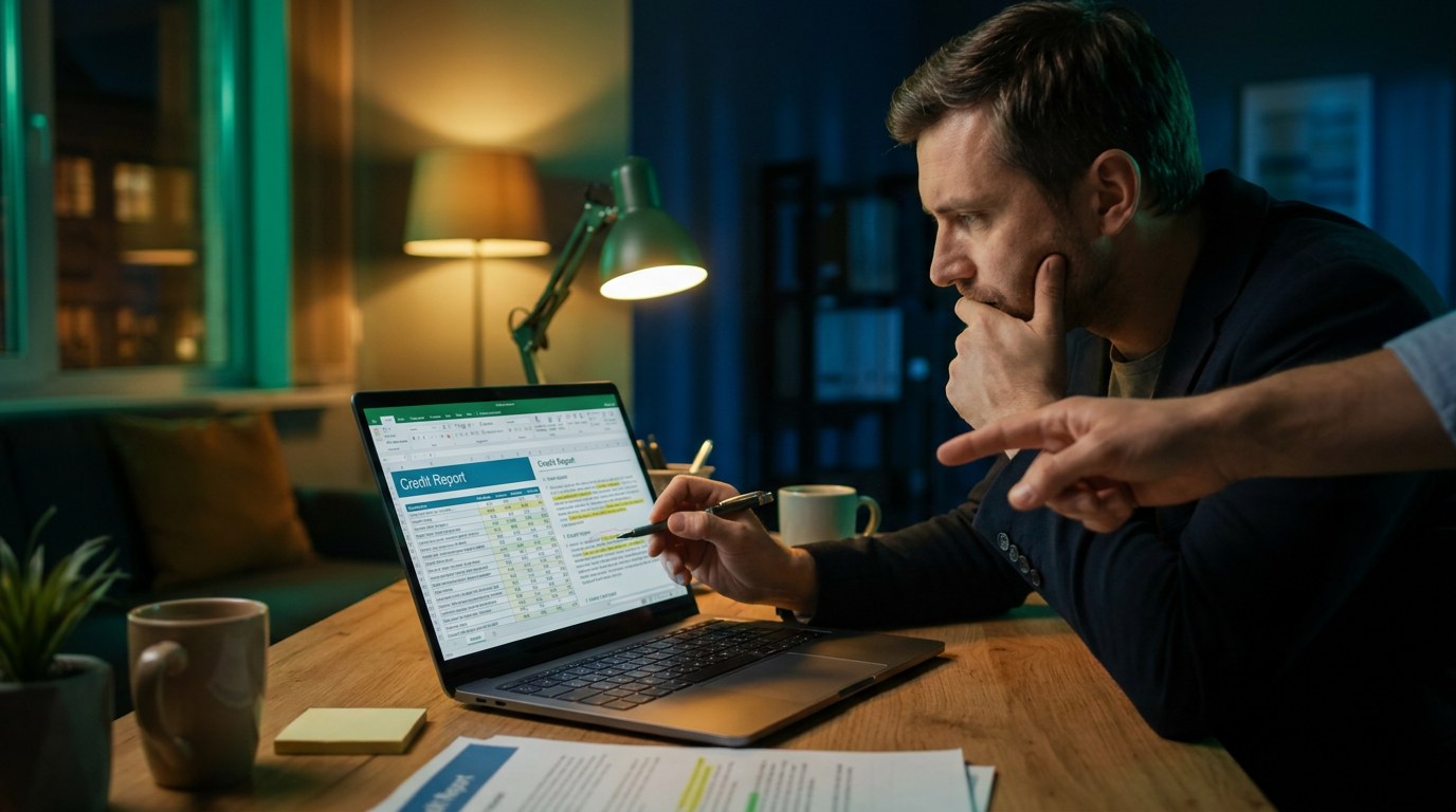 Reviewing and disputing the credit report
