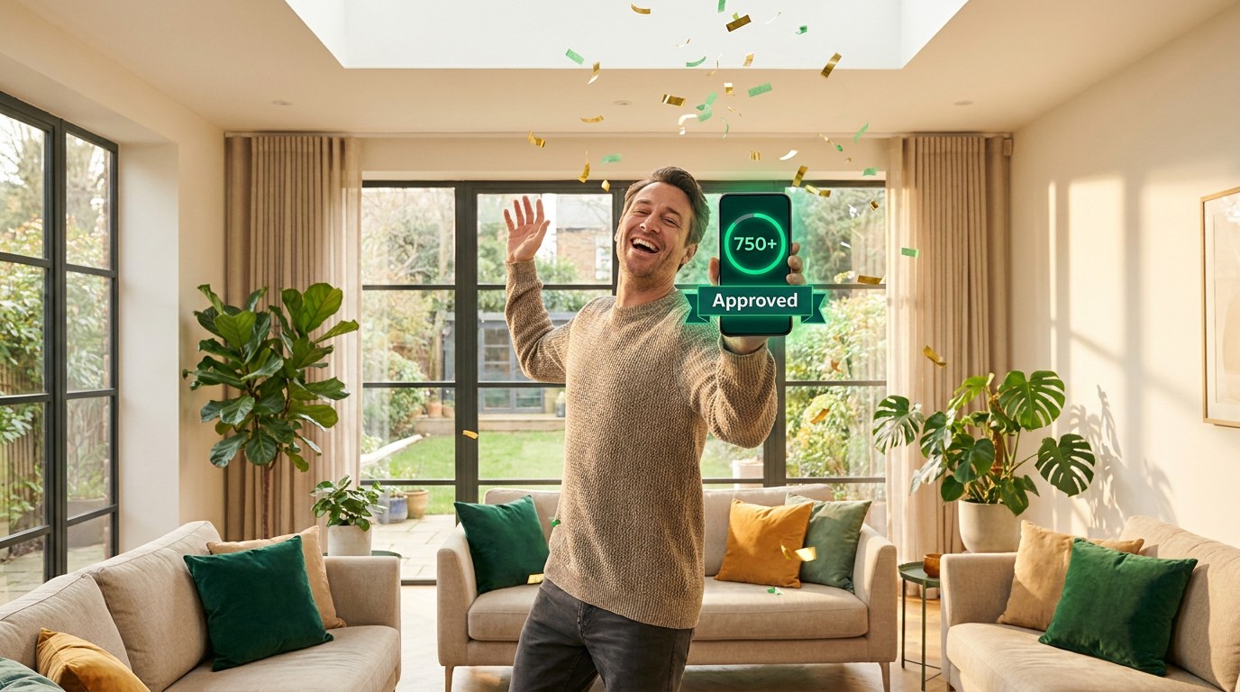 Celebrating a 750+ approved score